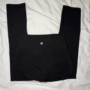 Lululemon High-Rise Cropped Leggings - Black - Size 4